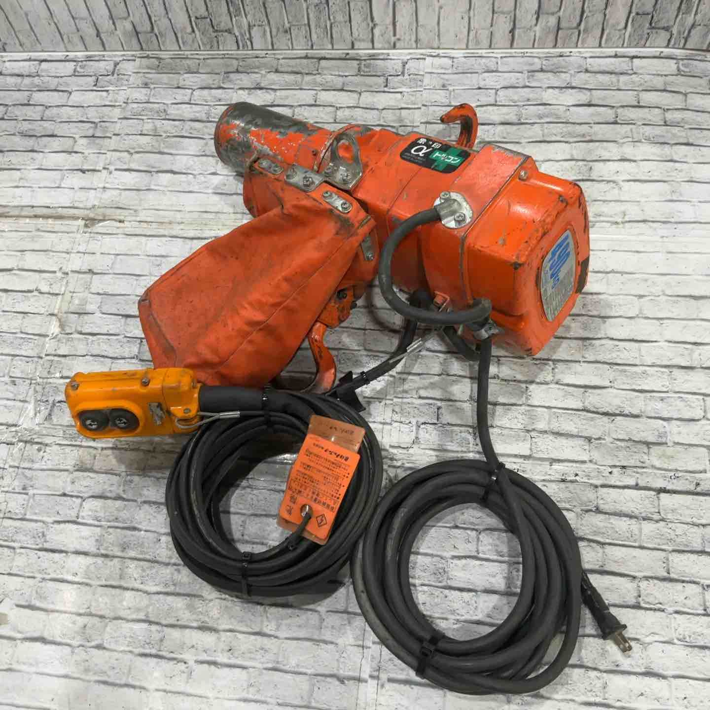 現状品 エレファント 電動チェーンブロック αSB-049 保証なし 川口店