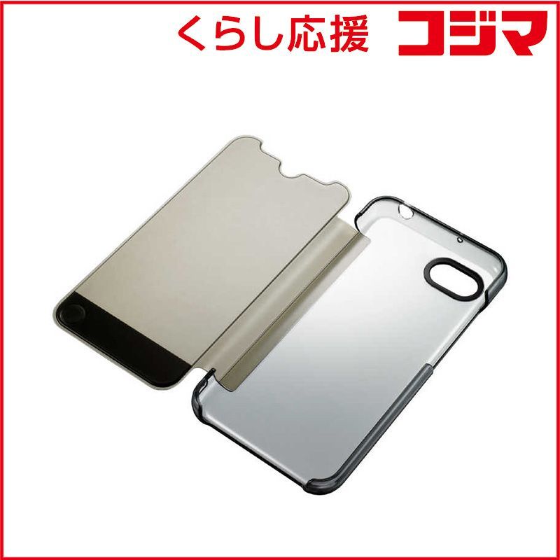 【 新品 未開封 】   シャープ ＡＱＵＯＳ Ｒ ｃｏｍｐａｃｔ 用純正カバー XN-K03-B クリアブラック 未使用 送料無料