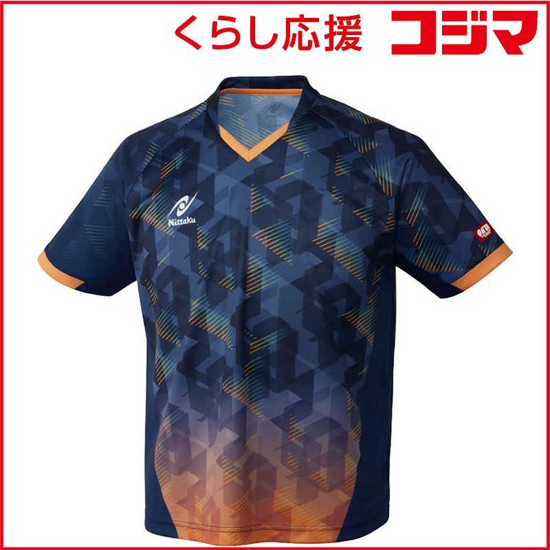 【 新品 未開封 】 ニッタク 卓球用品 Nittaku ユニセックス スカイコープシャツ ネイビー J130 NW2214 未使用 送料無料