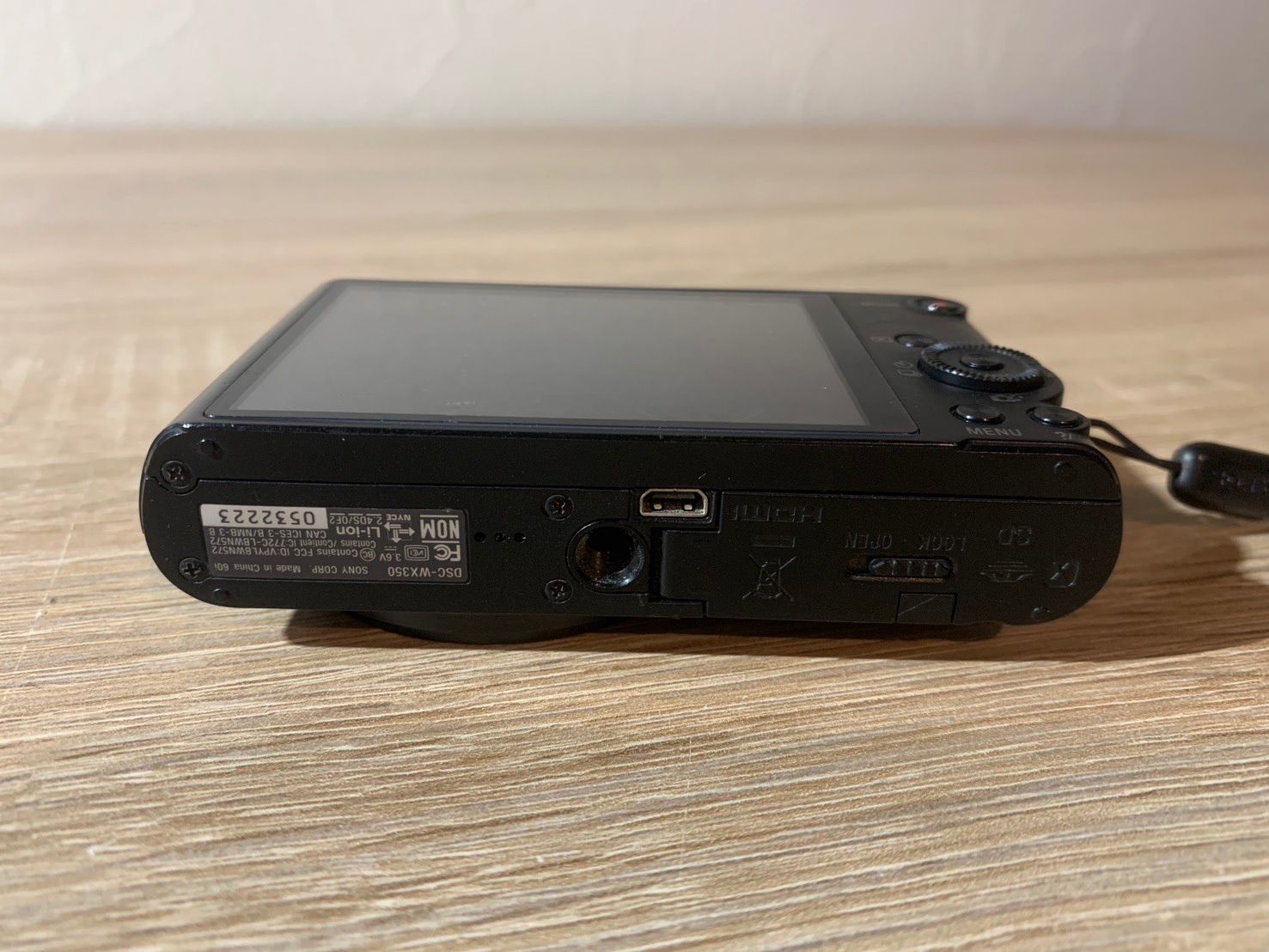 6427 Sony Cyber-Shot DSC-WX350 ブラック デジカメ ジャンク品 - メルカリ