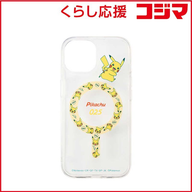 【 新品 未開封 】   サンクレスト iPhone15/14/13 ケース MagSafe ポケットモンスター ピカチュウ i37FPM05 未使用 送料無料
