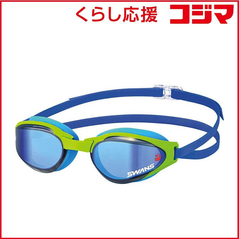 【 新品 未開封 】 スワンズ ユニセックス ASCENDER クッション付レーシングモデル ゴーグル スモーク×フラッシュブルー SR81MMITPA 未使用 送料無料