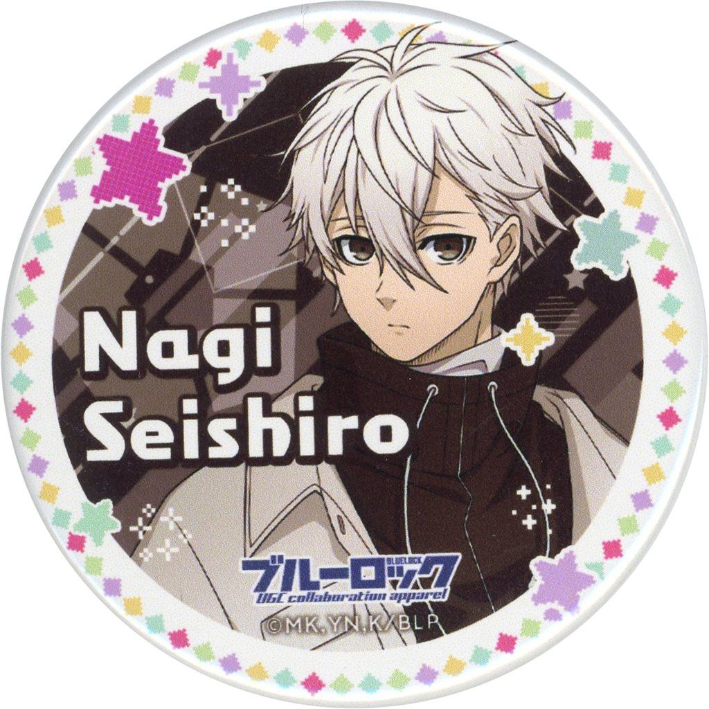 【新品未開封】ブルロ UGC 缶バッチ ホロ＆ノーマルセット 凪 誠士郎 中古】バッジ・ビンズ 凪誠士郎(ノーマル) 「ブルーロック×UNDER