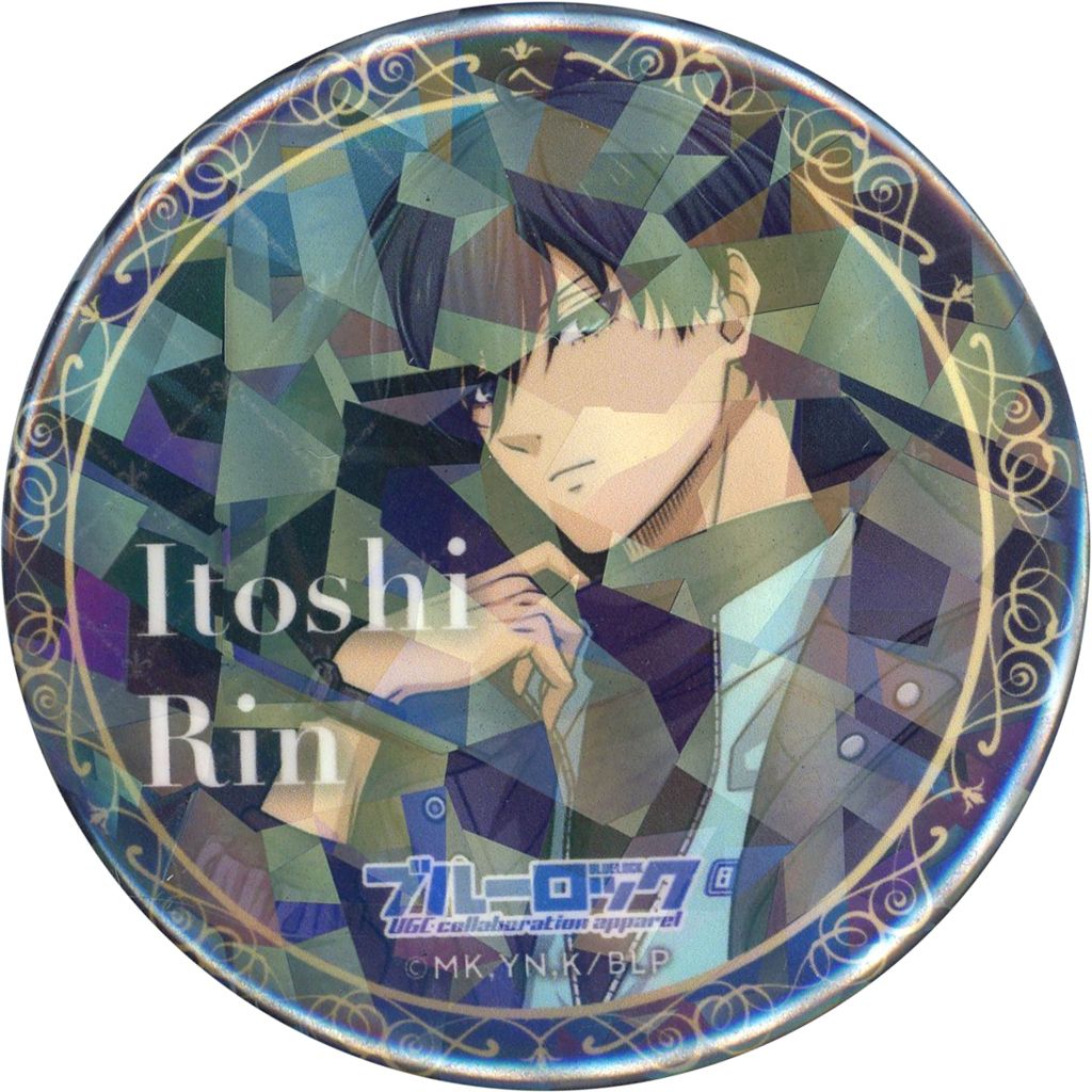 8616【未使用】ブルーロック ホログラム缶バッジ 全国特別バージョン