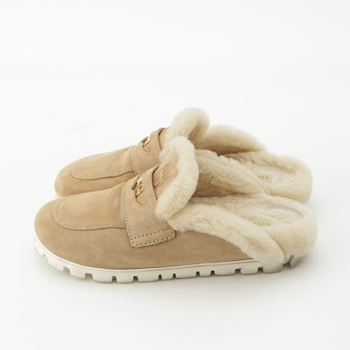 RogerVivier(ロジェヴィヴィエ) ミュール 37 レディース - 白×クリア