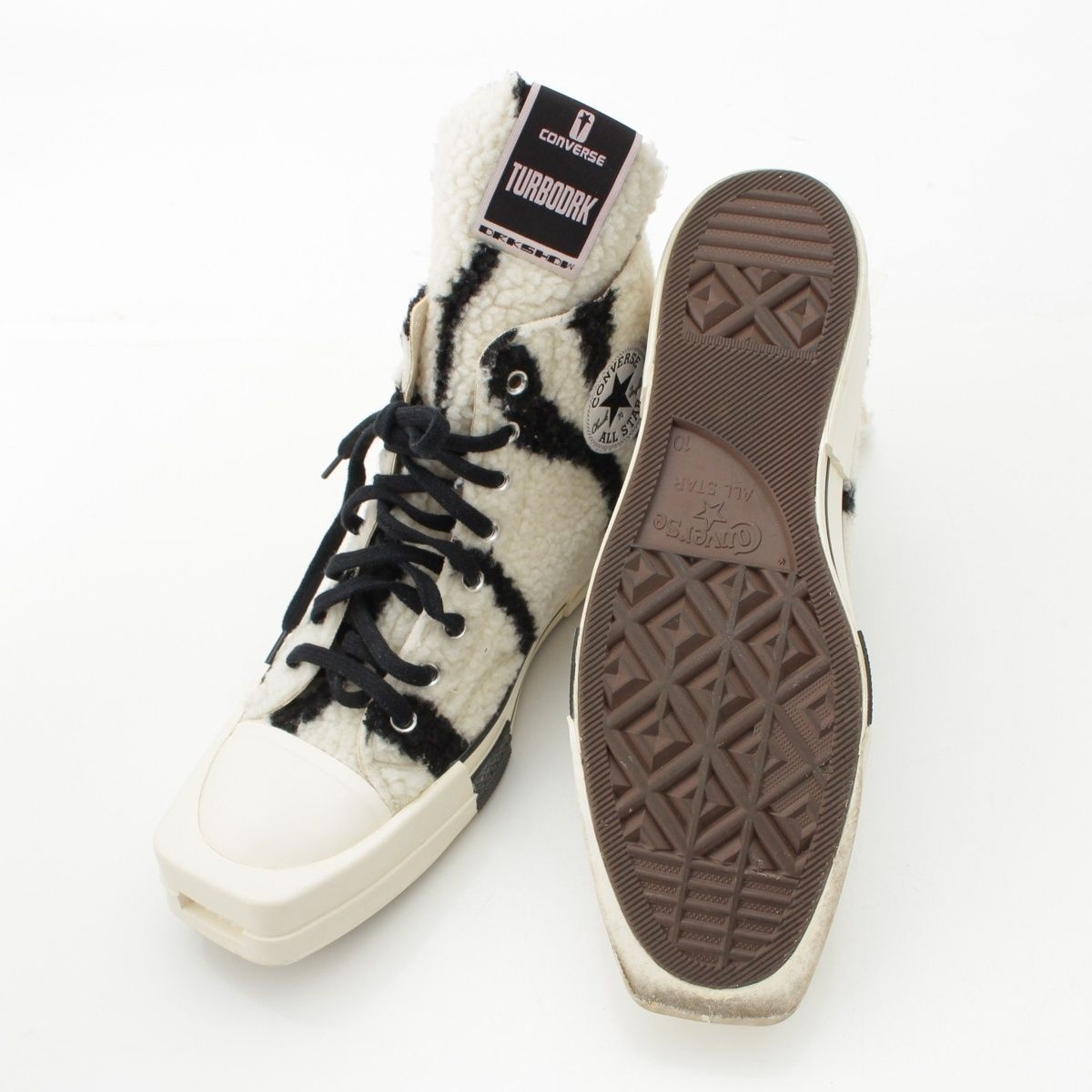 リックオウエンス コンバース TURBODRK CHUCK 70 ボア ダークシャドウ  