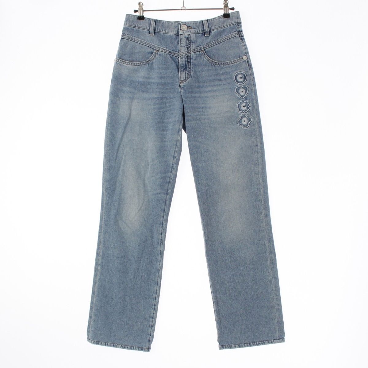 シャネル COCO BEACH ココビーチ ココマーク デニムパンツ ボトムス