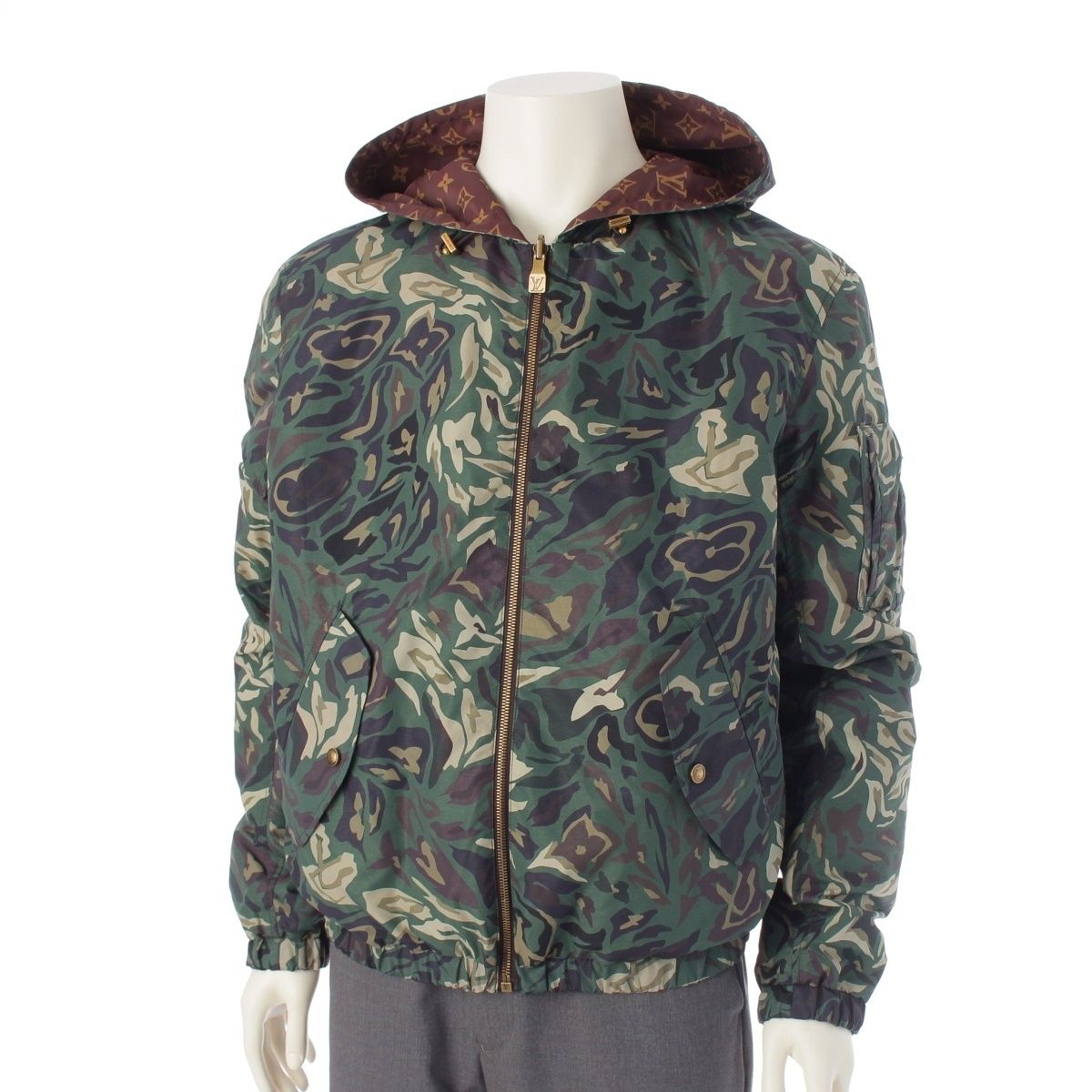 ルイヴィトン 2025 モノグラム カモフラ リバーシブル ナイロン