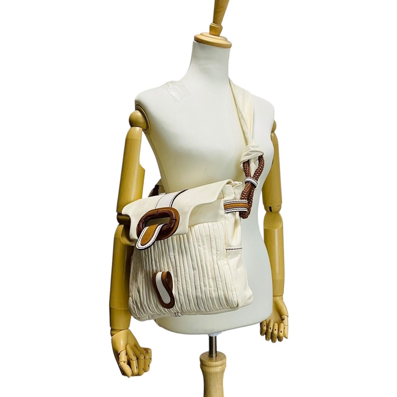 B4106】JAMIN PUECH ジャマンピュエッシュ ショルダーバッグ フラップ