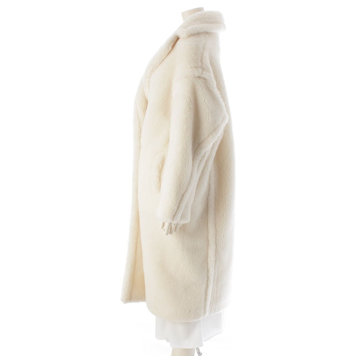 マックスマーラ テディベア アルパカ シルク ボア アイコン コート