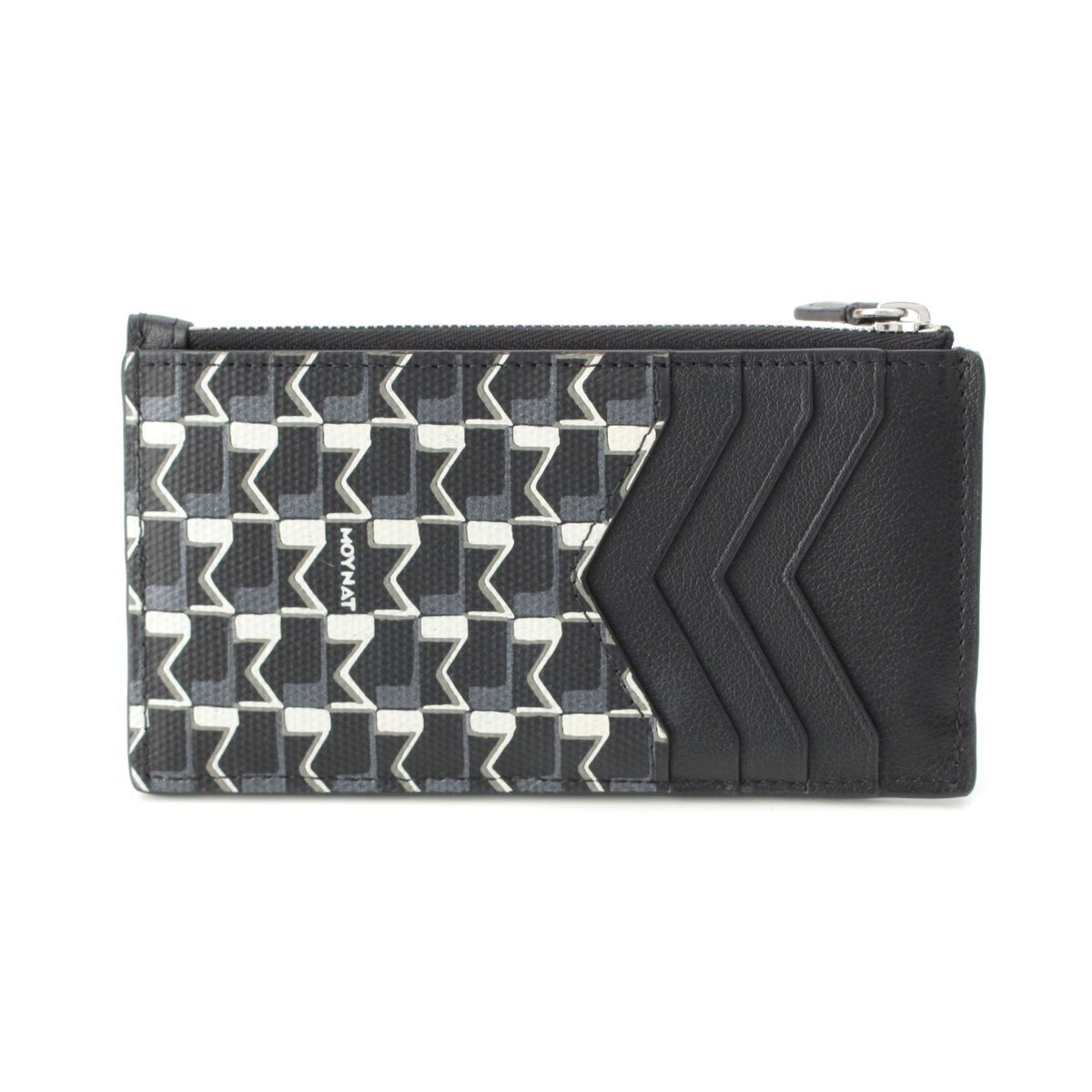 モワナ レザー TOILE フラグメント カードケース ブラック ホワイト