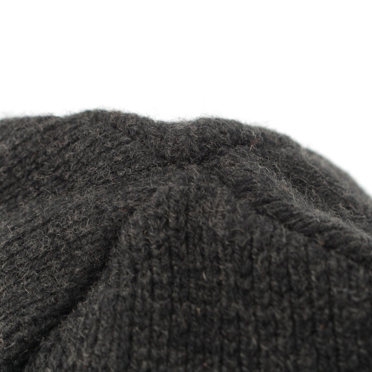  エルメス カシミヤ マルジェラ期 Hロゴ ニットキャップ ビーニー 帽子 ブラック ニット帽 ビーニー 帽子