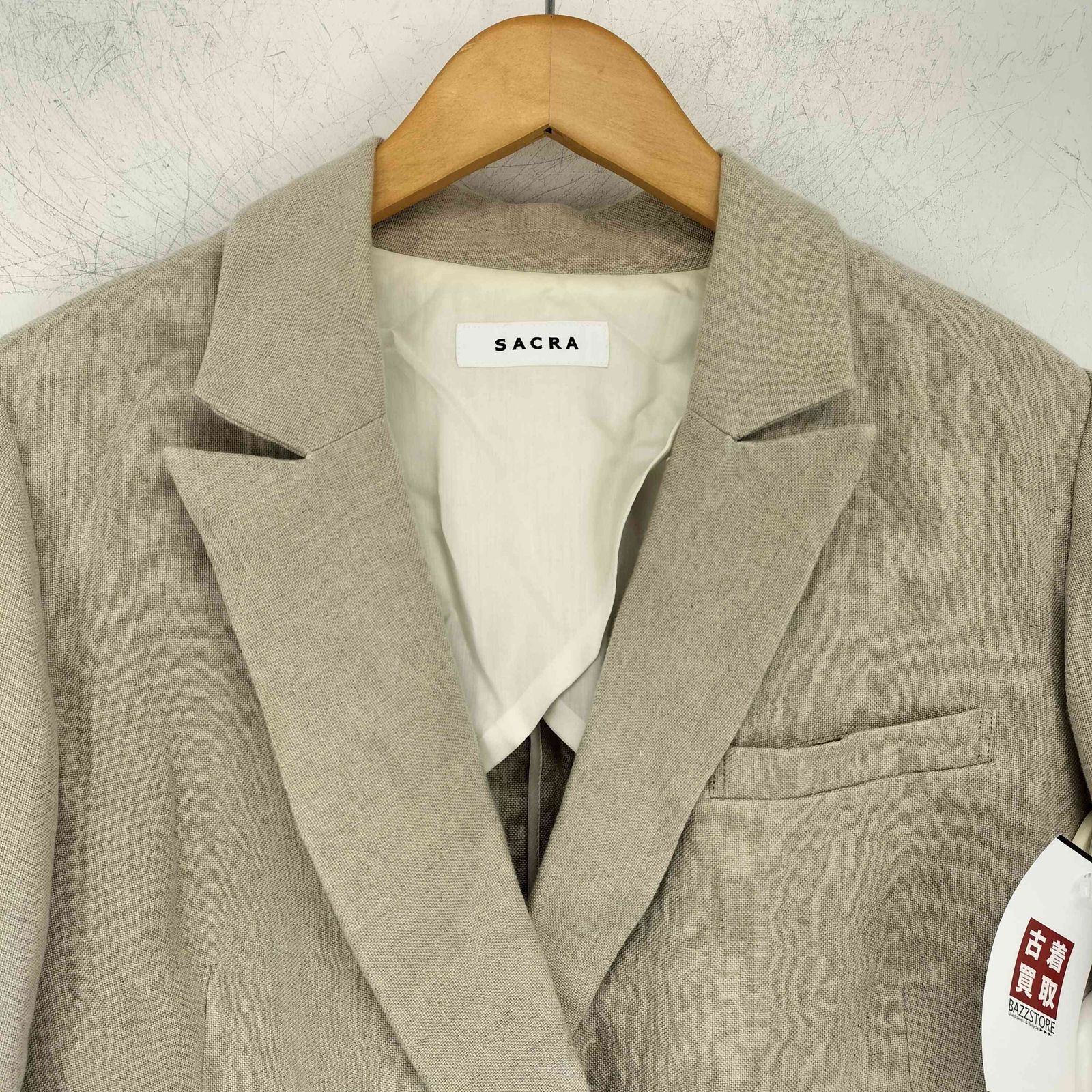 サクラ SACRA RUSTIC LINEN JACKET レディース JPN：38