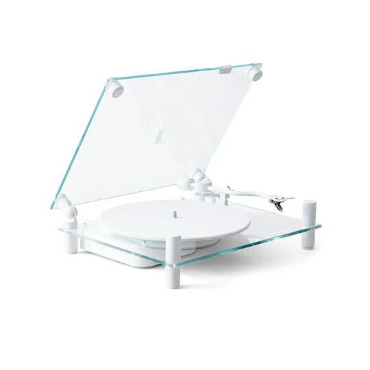 TRANSPARENT TURNTABLE White ホワイト トランスペアレント ターンテーブル TT-W Bluetooth対応