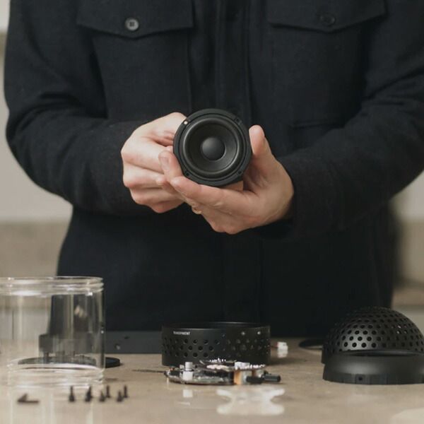  TRANSPARENT ライト スピーカー Light Speaker TLS B Bluetooth対応 サラウンドスピーカー リアスピーカー サウンドバー ウーファー サラウンド