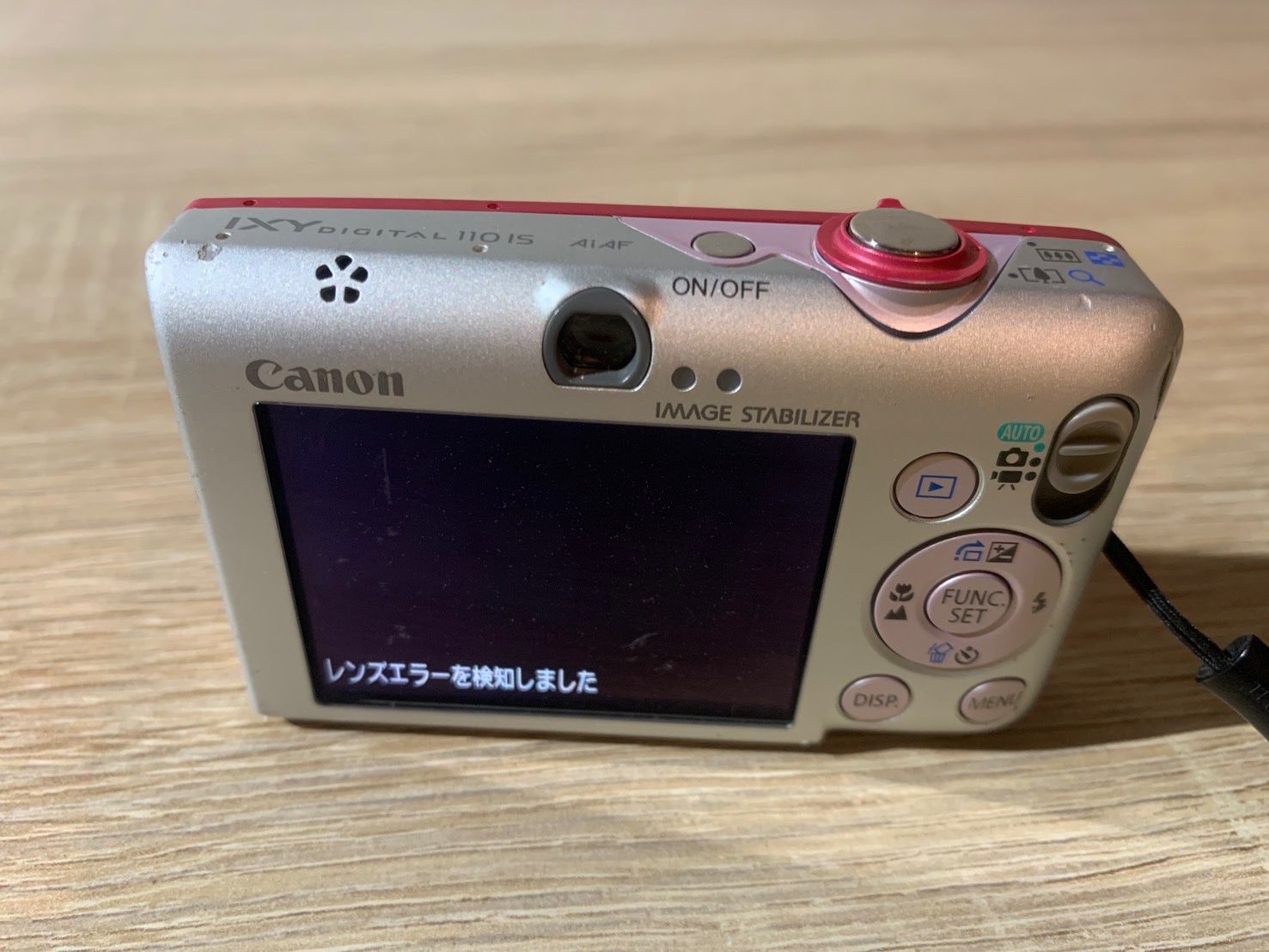 Canon IXY Digital 110 IS デジタルカメラ　ジャンク ジャンク Canon IXY digital 110 IS ORANGE Canon IXY DIGITAL 110 IS