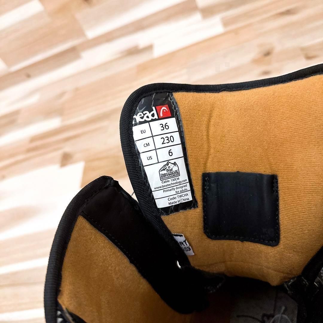 ヘッド】ZORA スノーボード ブーツ スノボ グラトリ 23.0 黒ブラック