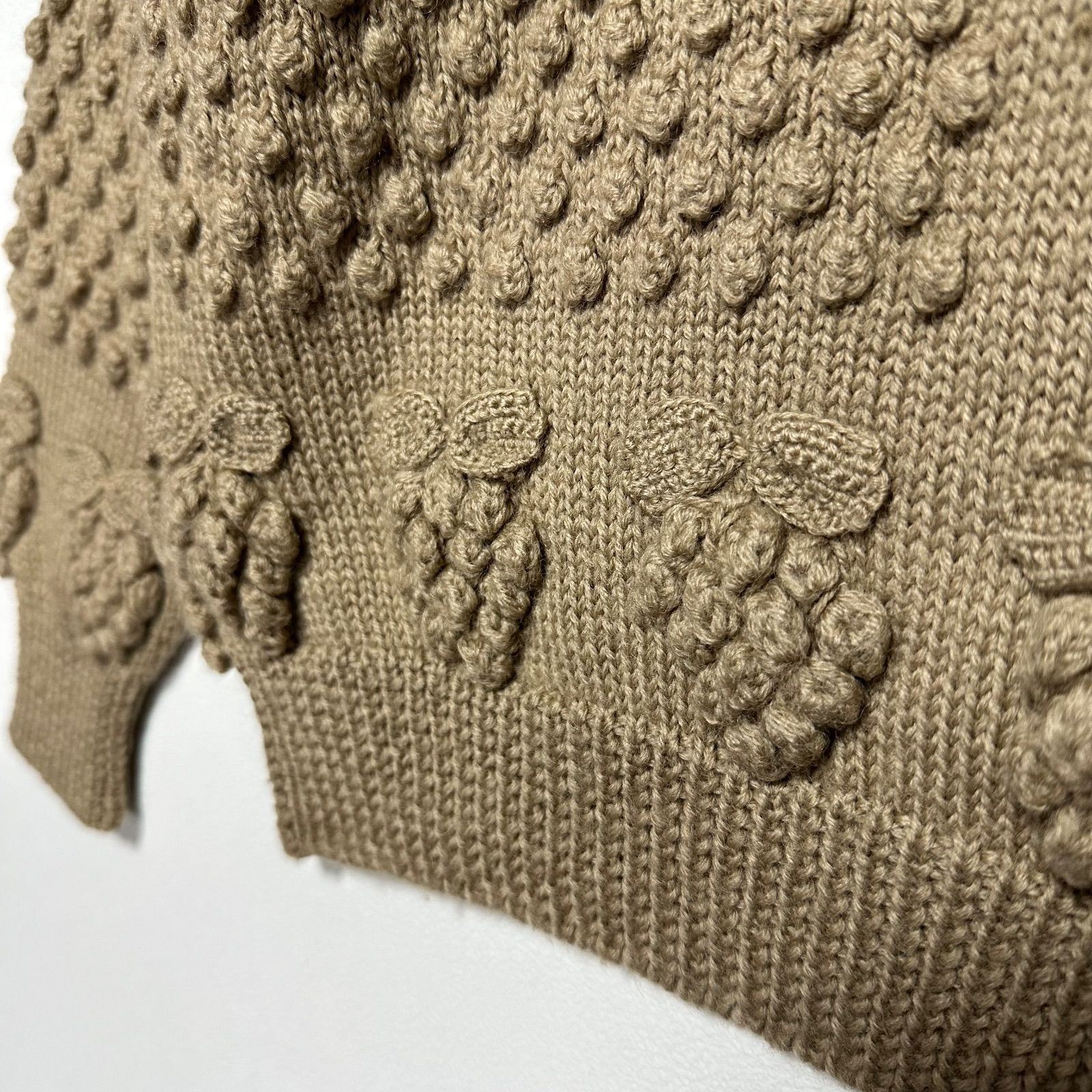 blue berry farm ブルーベリーファーム ウール100% いちご 編み込み