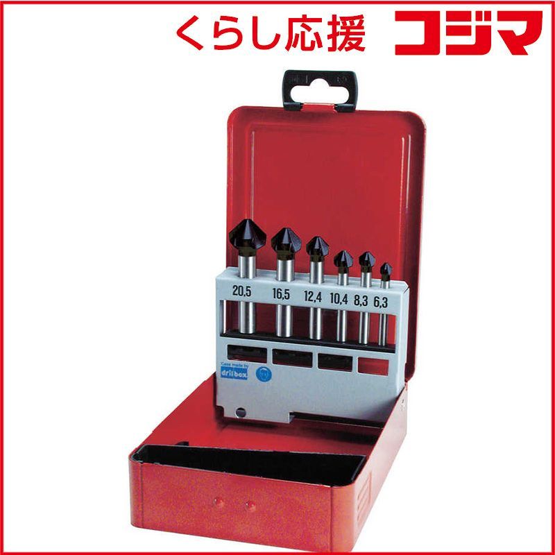 トラスコ中山 ＴＲＵＳＣＯ カウンターシンク 窒化チタンアルミナコーティング ６本組 TCSAS