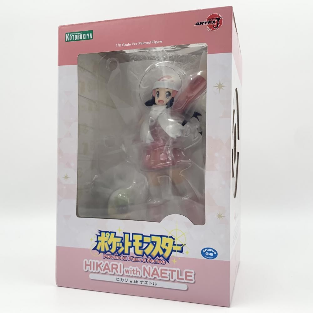 中古】未開封)コトブキヤ ARTFX J ヒカリ with ナエトル 1/8