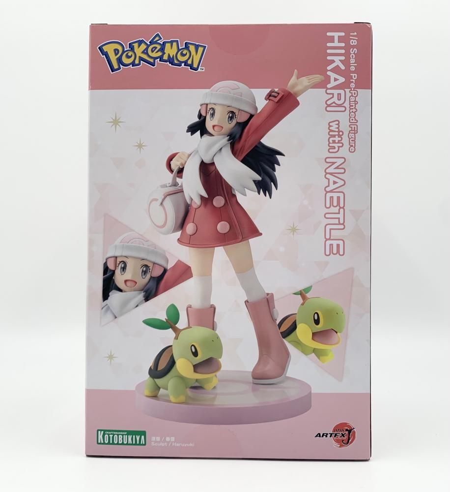 中古】未開封)コトブキヤ ARTFX J ヒカリ with ナエトル 1/8