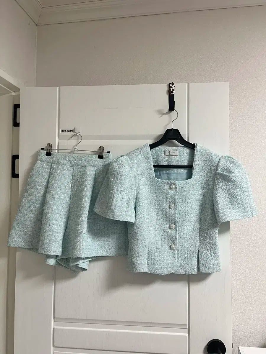 バイシーニ パステルツイード セットアップ