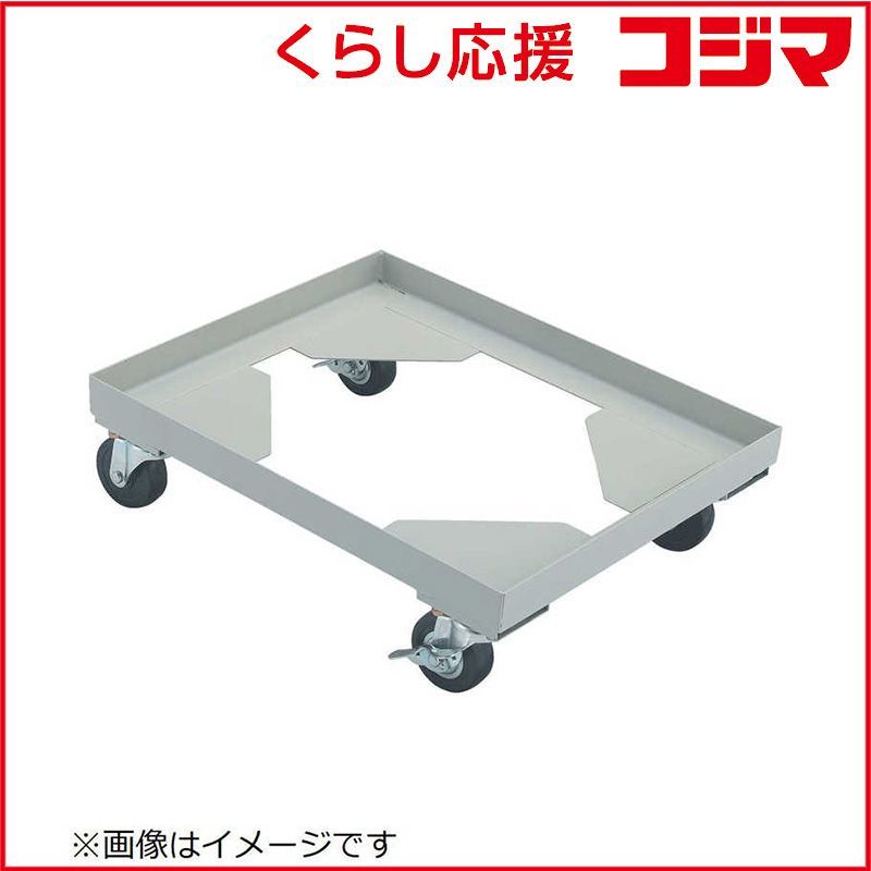 販売 新品 未開封 】 トラスコ中山 箱台車 内寸520X370 ゴム車 自在S付