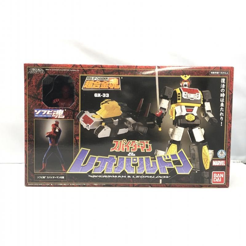 中古】開封/欠品)バンダイ 超合金魂 GX-33 レオパルドン