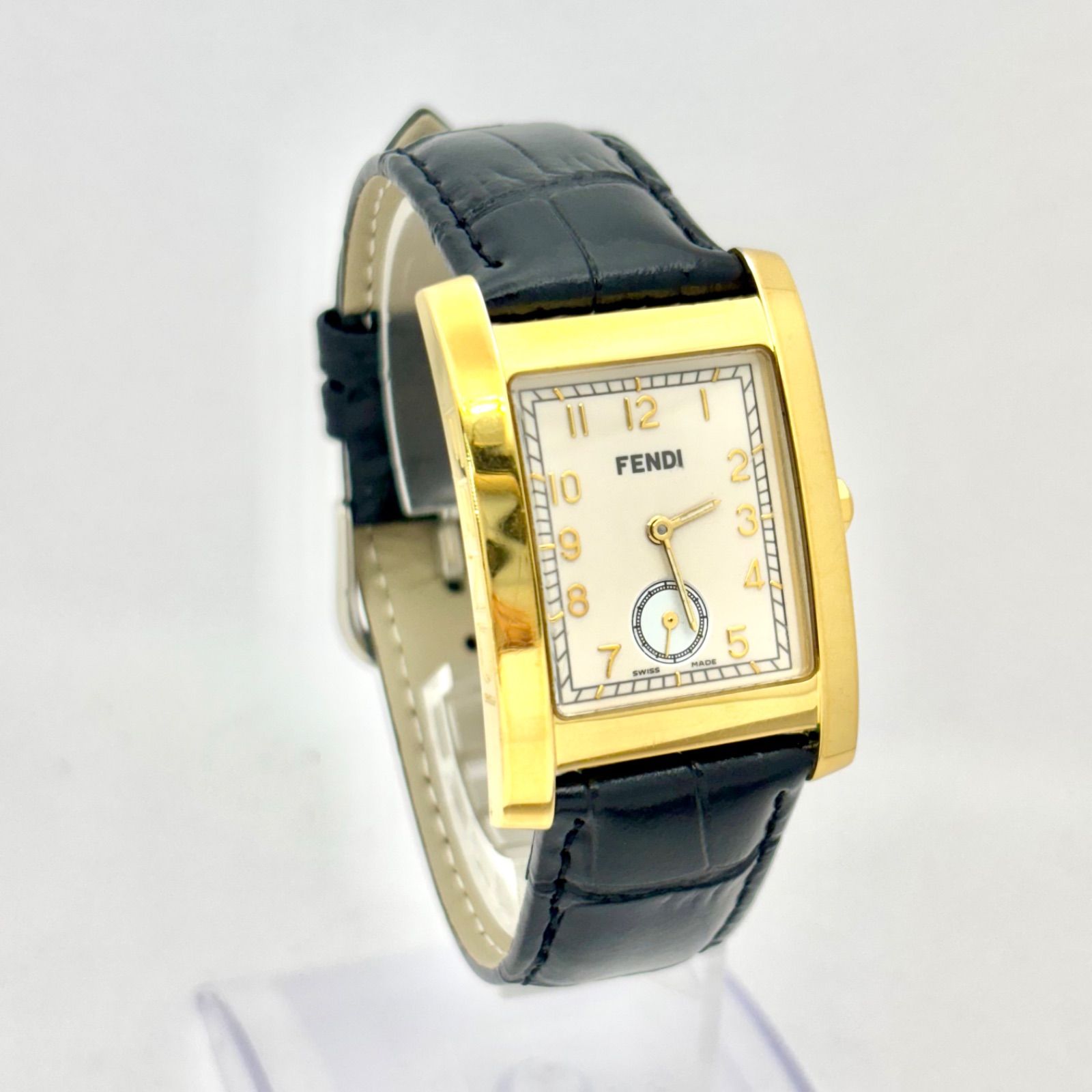 新品電池】FENDI フェンディ 7000G スモールセコンド ゴールド メンズ