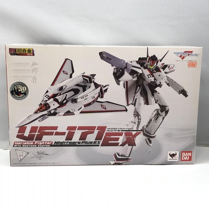 中古】バンダイ DX超合金 VF-171EX ナイトメアプラスEX(早乙女アルト機