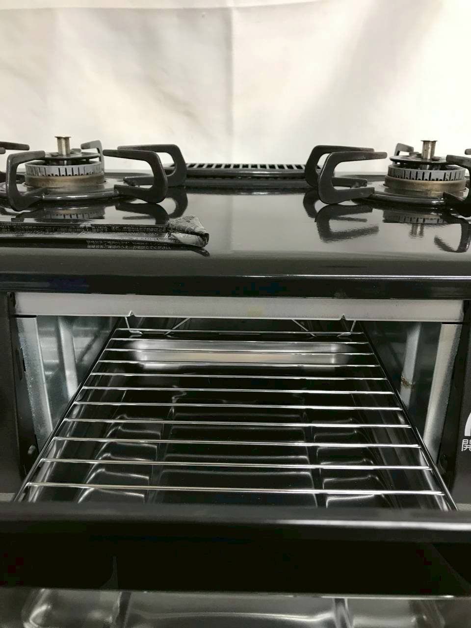 【北見市発】パロマ Paloma ガスコンロ PA-N70B-L E1-4-14 2017年製 黒 一人暮らし 引っ越し 都市ガス用 (E3707yarYM) 北見市発】パロマ Paloma ガスコンロ PA-N70B-L E1-4-14 2017年製 黒