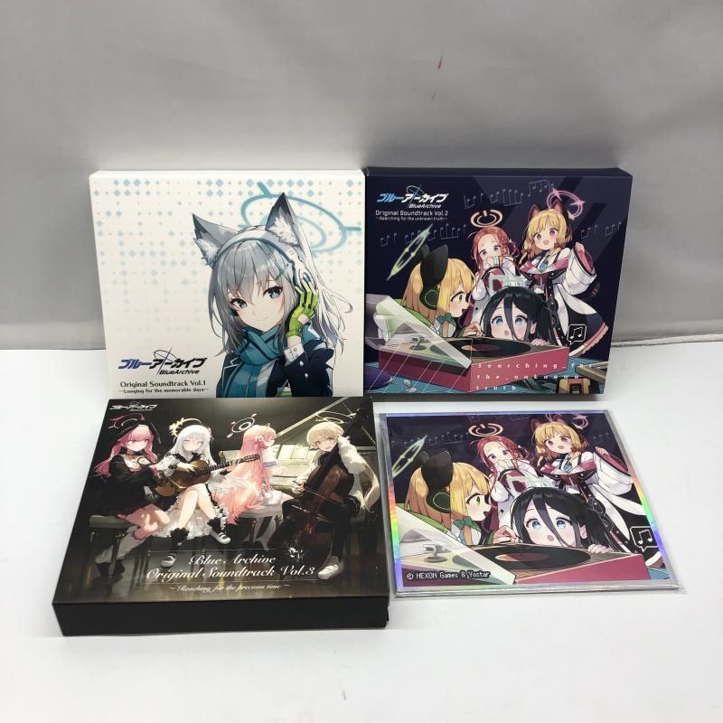 Yoster Original Soundtrack Vol.1～Vol.3 開封品 ブルーアーカイブ 97