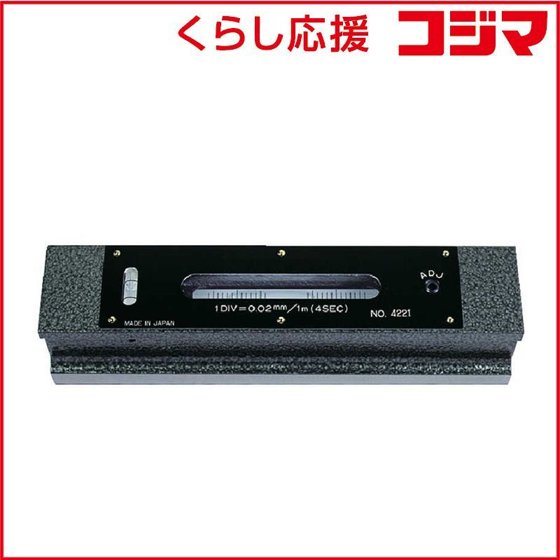 新品 未開封 】 トラスコ中山 平形精密水準器 B級 寸法200 感度0.02