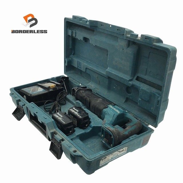 品 makita マキタ 18V 充電式レシプロソー JR187D バッテリー2個 18V 6.0Ah 充電器付 セーバーソー セーバソー117870