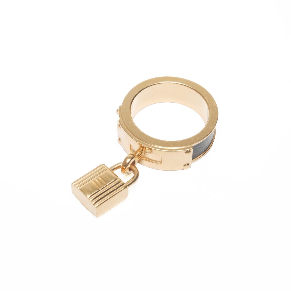 HERMES エルメス リング 指輪 ケリー 19 ブラック