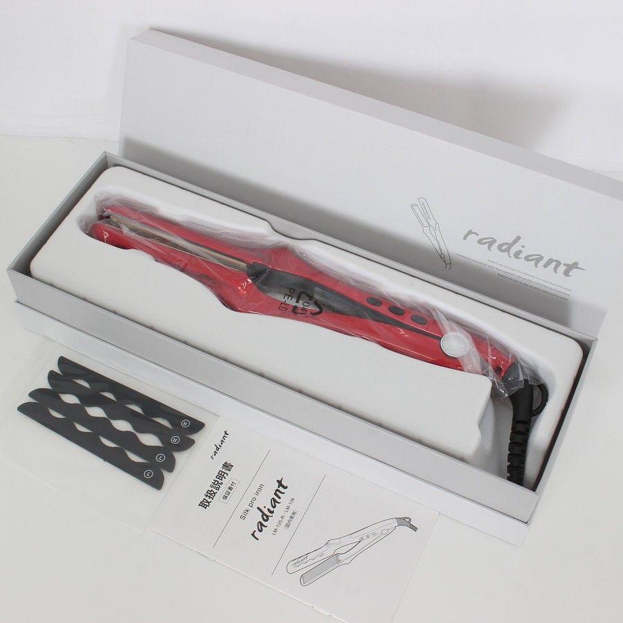 B next radiant 28mm LM-125-R レッド シルクプロアイロン ヘアアイロン ラディアント 本体