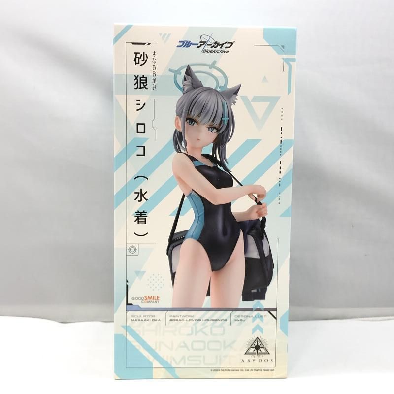 中古】グッドスマイルカンパニー 砂狼シロコ 水着 1/7 開封品 ブルー