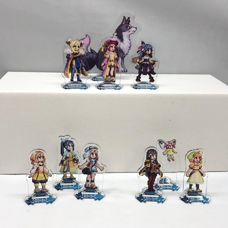  【中古】ビサイド 集合 ミニアクリルフィギュア10個セット ゲーマーズ限定版 開封品 幻日のヨハネ -BLAZE in the DEEPBLUE-[97] アクリルスタンド