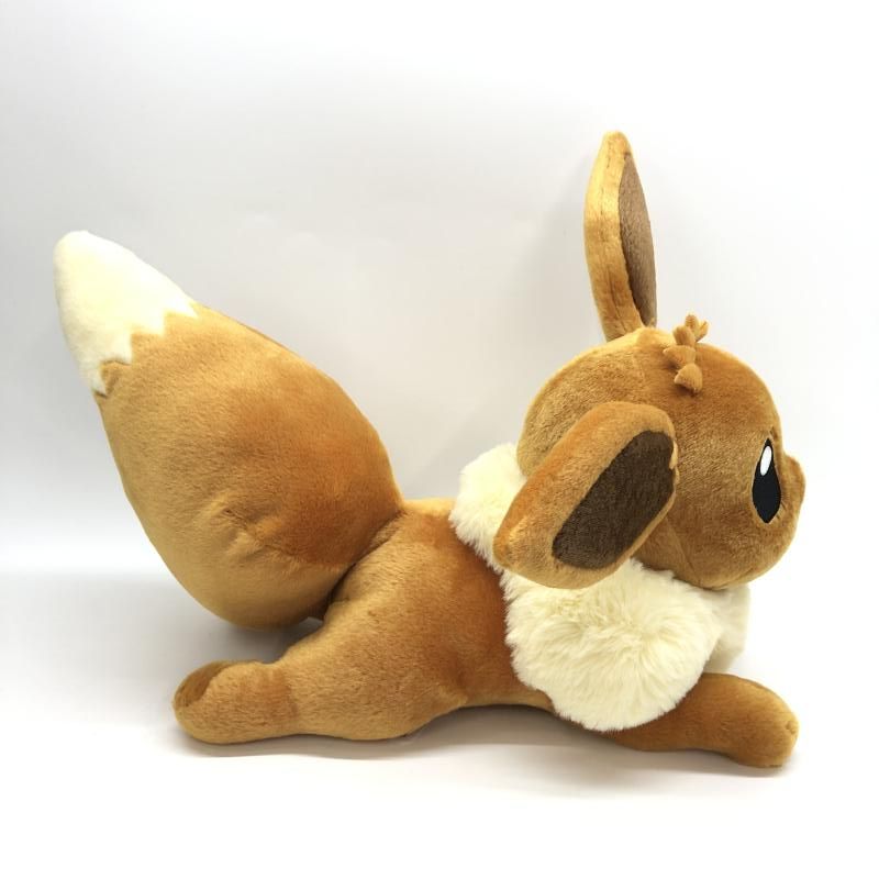 中古】ポケモン 等身大イーブイ 寝そべり ぬいぐるみ 開封品