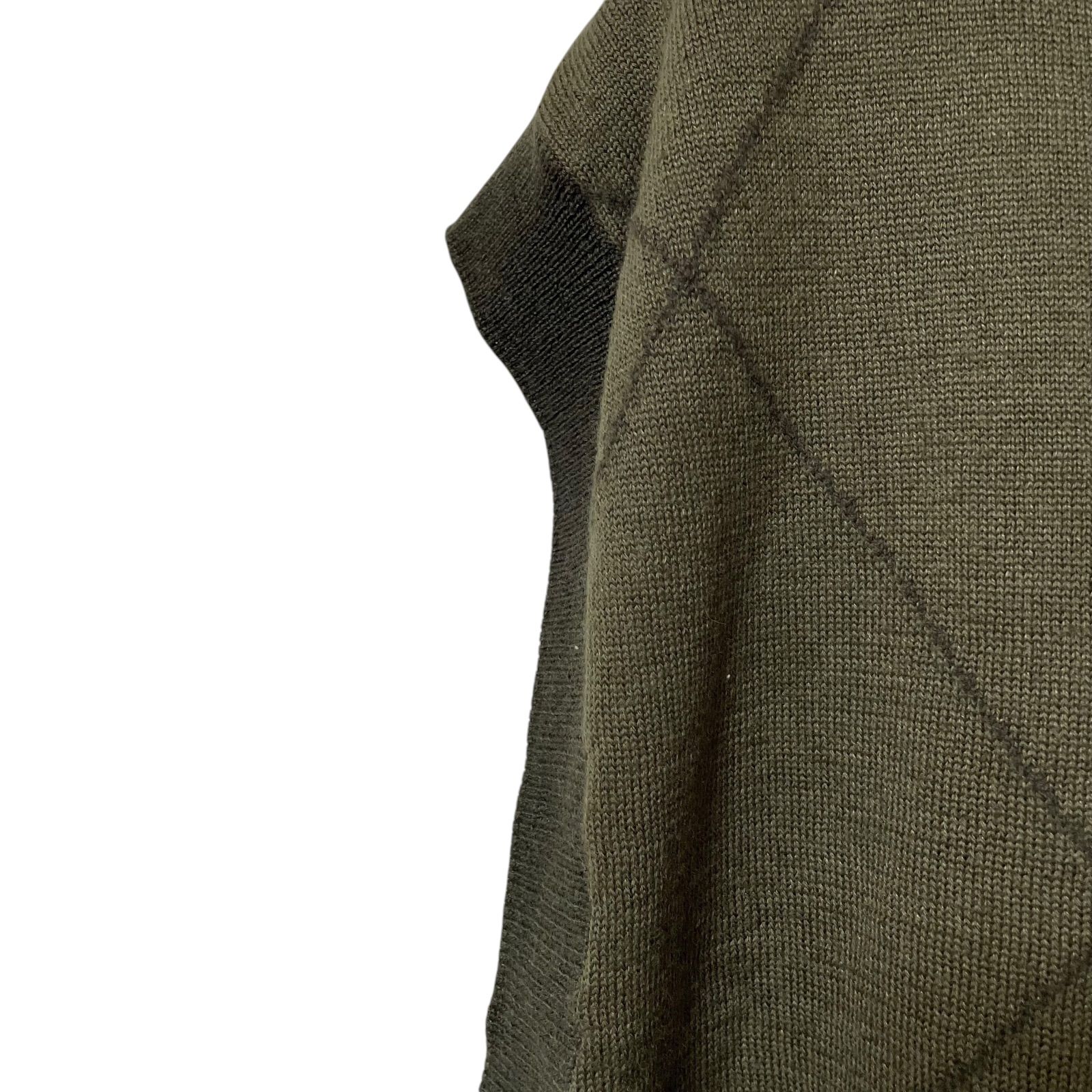 Z1598【美品】MARGARET HOWELL マーガレットハウエル アーガイルベスト