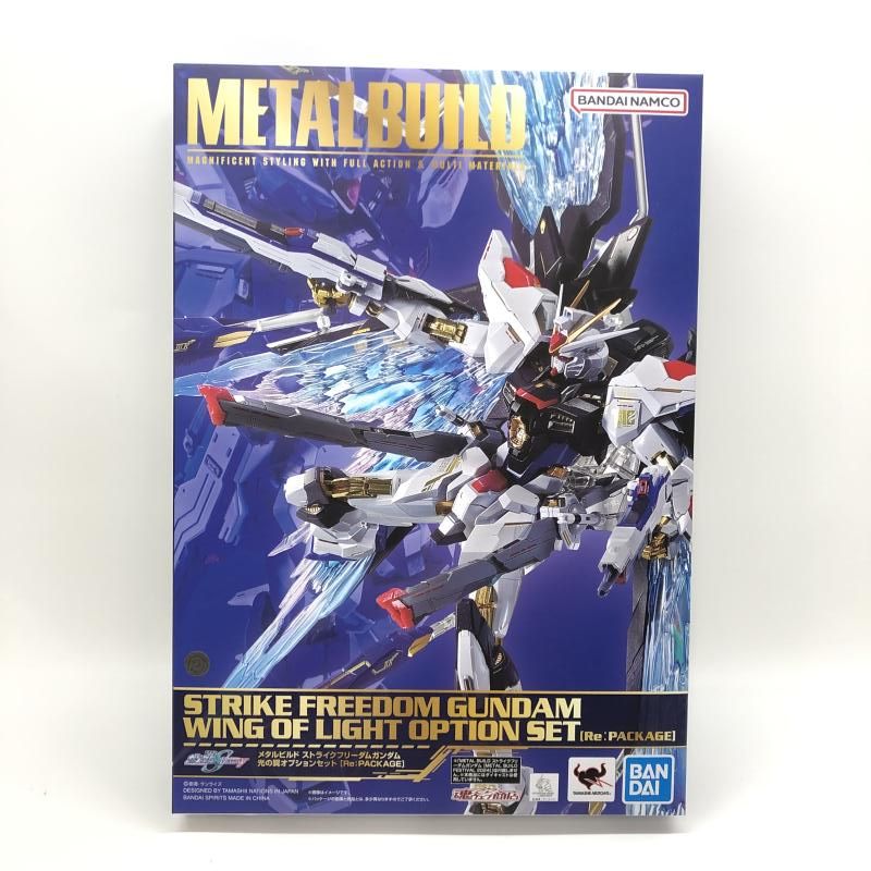 【新品未開封】 LBUILD ストライクフリーダムガンダム・光の翼セット 中古】バンダイ METAL BUILD ストライクフリーダムガンダム 光の翼