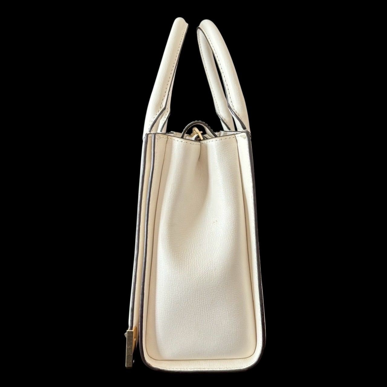MICHAEL KORS マイケルコース サッチェルバック 白 ハンドバッグ 