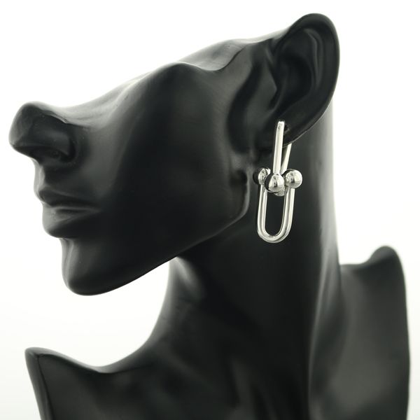 ティファニー ピアス ハードウェア リンク エクストララージ シルバー