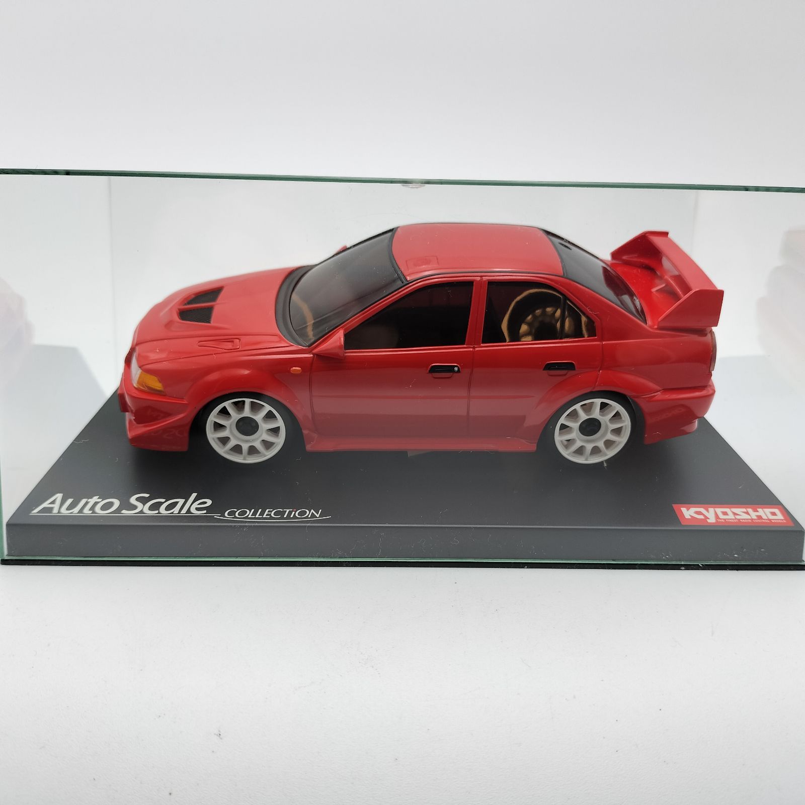京商 KYOSHO Auto Scale Collection MITSUBISHI LANCER EVOLUTION VI レッド No. MZC3R ダイキャスト メタル