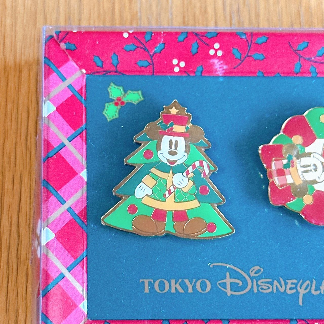 レア☆東京ディズニーランド クリスマスピンバッジセット ミッキー