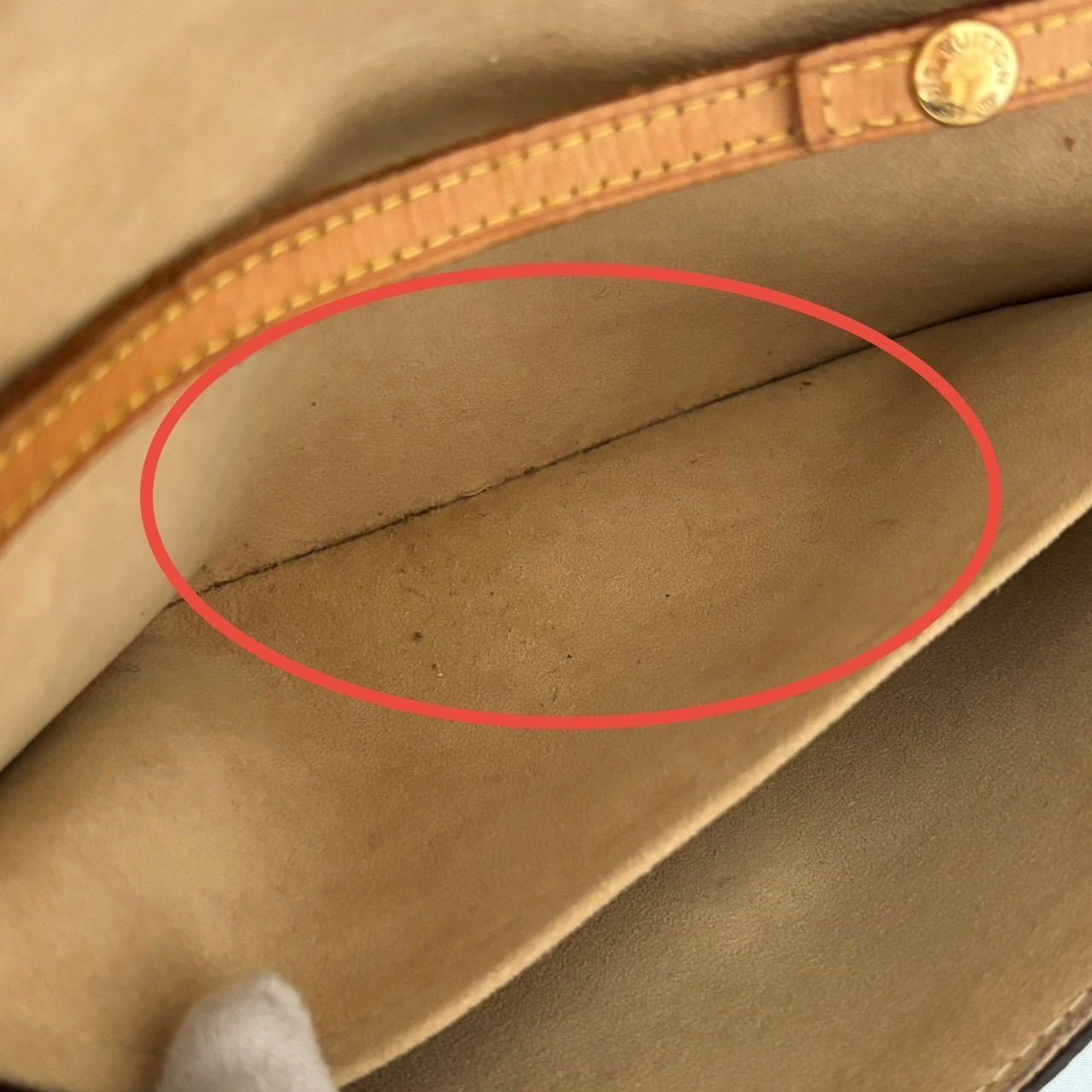 ショルダーバッグ 茶