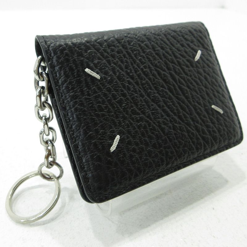 三重本店 Maison Margiela メゾンマルジェラ 二つ折りカードケース S56UI0128 ブラック 124