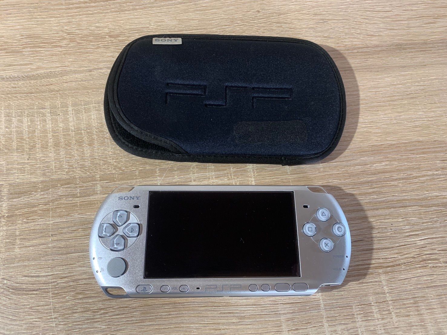 6450 PlayStation ポータブル PSP 3000 ミスティック シルバー 動作 済み