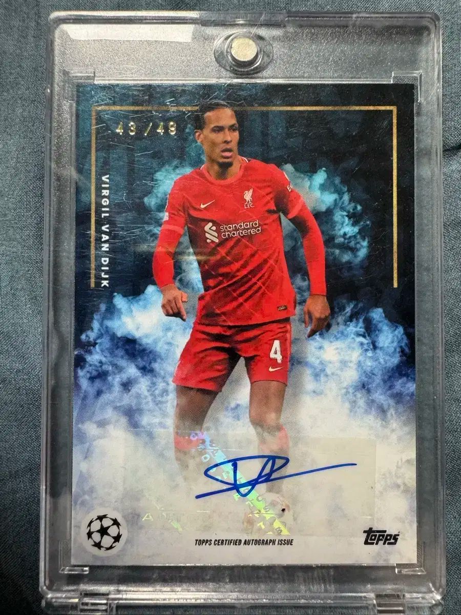 2025-23 トップス リヴァプール ヴァンダイク オート カード 43 49