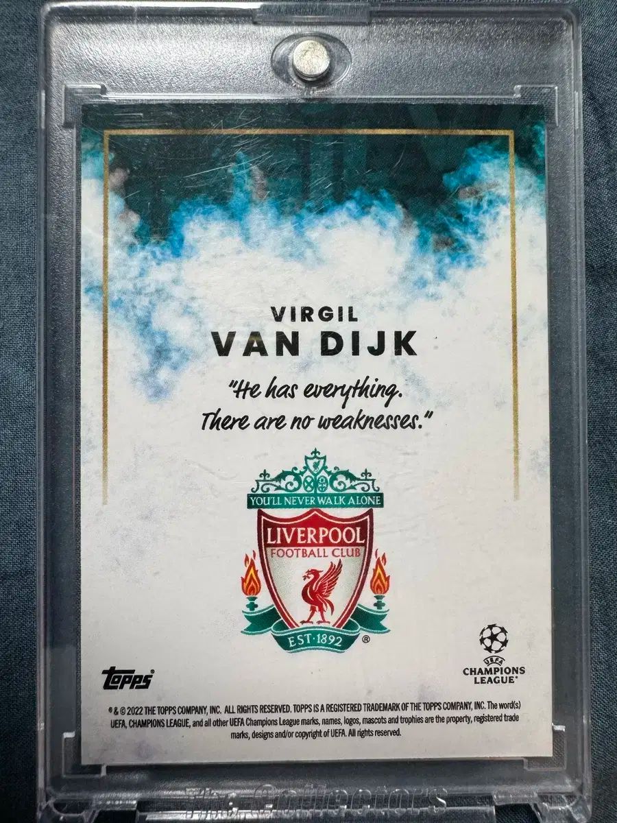 2025 23 トップス リヴァプール ヴァンダイク オート カード 43 49